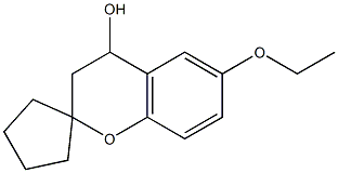 6-ethoxy-3,4-dihydrospiro[chromene-2,1'-cyclopentan]-4-ol Structure