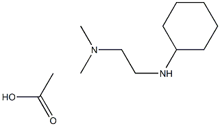 N'-cyclohexyl-N,N-dimethylethane-1,2-diamine acetate Structure