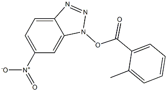 2-Methylbenzoic acid 6-nitro-1H-benzotriazol-1-yl ester Structure