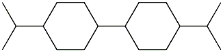 4,4'-Diisopropyl-1,1'-bicyclohexane Structure