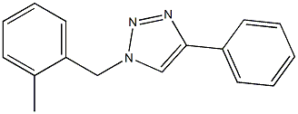 1-(2-Methylbenzyl)-4-phenyl-1H-1,2,3-triazole Structure