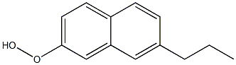7-Propyl-2-naphtyl hydroperoxide 구조식 이미지