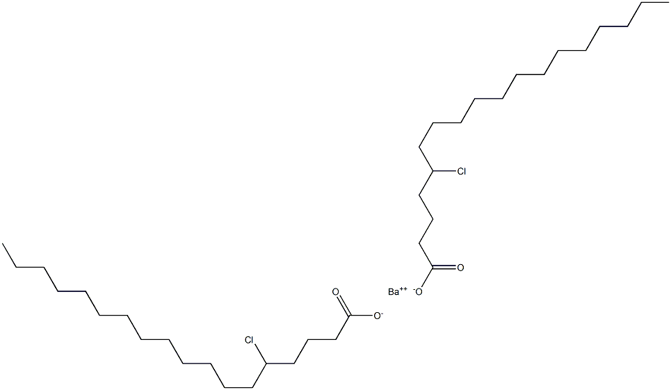 Bis(5-chlorooctadecanoic acid)barium salt Structure