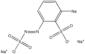 3-Sodiosulfobenzenediazosulfonic acid sodium salt Structure