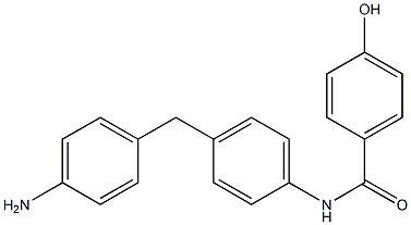 N-[4-(4-Aminobenzyl)phenyl]-4-hydroxybenzamide Structure