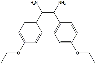 1,2-Bis(4-ethoxyphenyl)ethane-1,2-diamine Structure