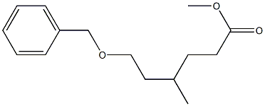 6-Benzyloxy-4-methylhexanoic acid methyl ester 구조식 이미지