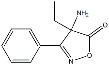 4-Amino-4-ethyl-3-phenylisoxazol-5(4H)-one Structure