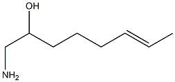 1-Amino-6-octen-2-ol Structure