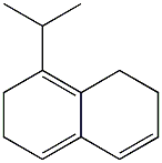 1,2,6,7-Tetrahydro-8-isopropylnaphthalene 구조식 이미지