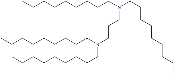 N,N,N',N'-Tetranonyl-1,3-propanediamine 구조식 이미지