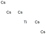 Titanium pentacesium 구조식 이미지