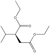 [S,(+)]-(1-Methylethyl)succinic acid diethyl ester 구조식 이미지