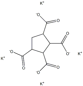 1,2,3,4-Cyclopentanetetracarboxylic acid tetrapotassium salt Structure