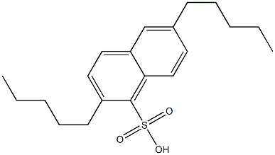 2,6-Dipentyl-1-naphthalenesulfonic acid 구조식 이미지