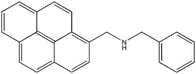 1-Benzylaminomethylpyrene Structure