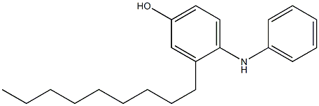 2-Nonyl[iminobisbenzen]-4-ol 구조식 이미지