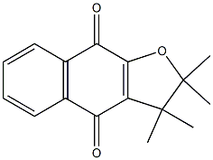 2,2,3,3-Tetramethyl-2,3-dihydronaphtho[2,3-b]furan-4,9-dione Structure