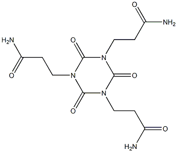 2,4,6-Trioxo-1,3,5-triazine-1,3,5(2H,4H,6H)-tri(propanamide) 구조식 이미지