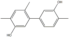 4,4',6-Trimethyl-1,1'-biphenyl-3,3'-diol Structure