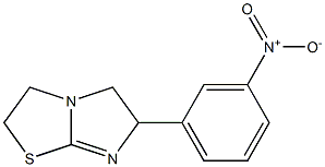 2,3,5,6-Tetrahydro-6-(3-nitrophenyl)imidazo[2,1-b]thiazole Structure