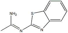 N2-(Benzothiazol-2-yl)acetamidine 구조식 이미지