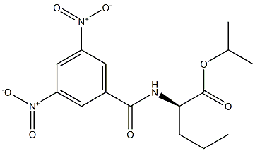 (2R)-2-[(3,5-Dinitrobenzoyl)amino]pentanoic acid isopropyl ester Structure