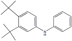 3,4-Di-tert-butylphenylphenylamine Structure