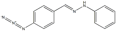 p-Azidobenzaldehyde phenyl hydrazone 구조식 이미지