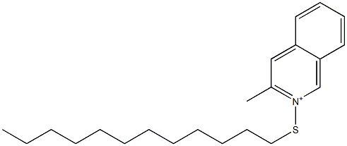 2-Dodecylthio-3-methylisoquinolinium 구조식 이미지