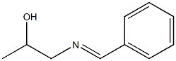 2-(Benzylideneamino)-1-methylethanol Structure