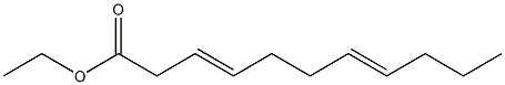 3,7-Undecadienoic acid ethyl ester 구조식 이미지