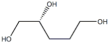 [R,(+)]-1,2,5-Pentanetriol 구조식 이미지