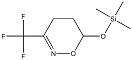 3-(Trifluoromethyl)-6-(trimethylsiloxy)-5,6-dihydro-4H-1,2-oxazine Structure