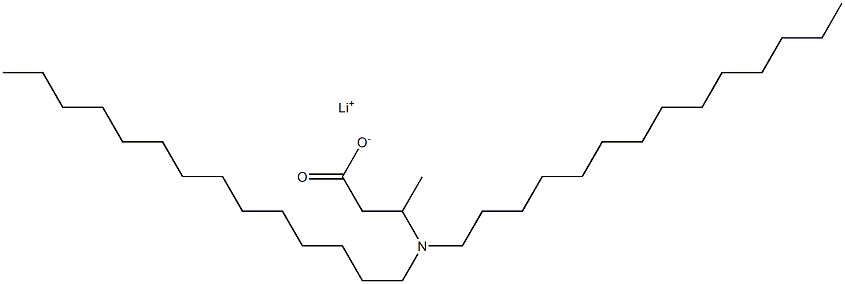 3-(Ditetradecylamino)butyric acid lithium salt 구조식 이미지