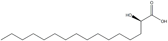 (2R)-2-Hydroxypalmitic acid 구조식 이미지