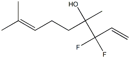 3,3-Difluoro-4,8-dimethyl-1,7-nonadien-4-ol Structure