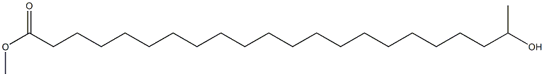 21-Hydroxydocosanoic acid methyl ester 구조식 이미지