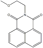 2-(2-Methoxyethyl)-2H-benzo[de]isoquinoline-1,3-dione 구조식 이미지