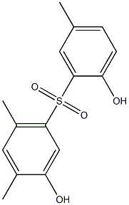 2',3-Dihydroxy-4,5',6-trimethyl[sulfonylbisbenzene] Structure