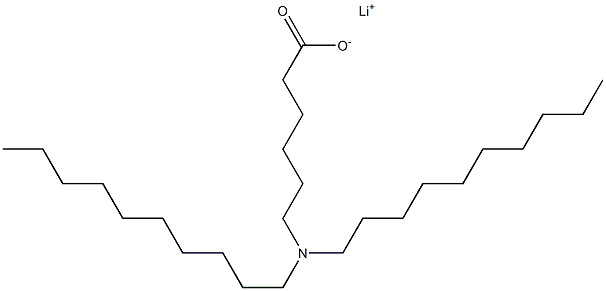 6-(Didecylamino)hexanoic acid lithium salt 구조식 이미지