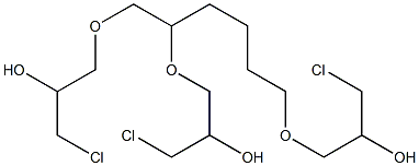 1,2,6-Tris(3-chloro-2-hydroxypropoxy)hexane 구조식 이미지