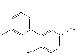 2-(2,3,5-Trimethylphenyl)benzene-1,4-diol Structure