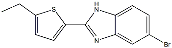 5-Bromo-2-(5-ethylthiophen-2-yl)-1H-benzimidazole 구조식 이미지