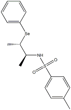 N-[(1S,2S)-1,2-Dimethyl-2-(phenylseleno)ethyl]-4-methylbenzenesulfonamide Structure