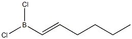 Dichloro(1-hexenyl)borane 구조식 이미지