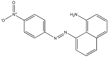 8-(4-Nitrophenylazo)-1-naphtylamine 구조식 이미지