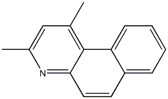 1,3-Dimethylbenzo[f]quinoline 구조식 이미지