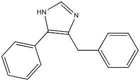 4-Benzyl-5-phenyl-1H-imidazole 구조식 이미지