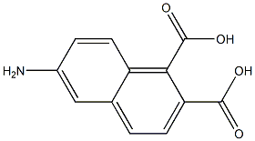 6-Amino-1,2-naphthalenedicarboxylic acid Structure